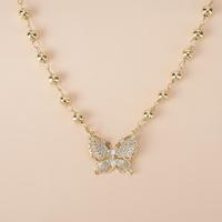 Gold Bead Butterfly