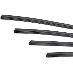 28 Inch 4 count Windshield Wiper  Refill, DIY Adjustable Rubber Boneless Wiper  Strips Replacement, Universal for  , , SUVs