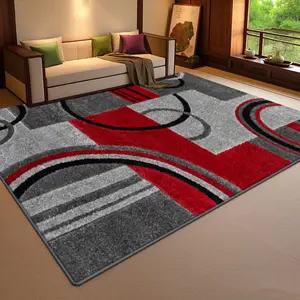 Velvet soft and comfortable patterned printed carpet, Living Room Rug, suitable for multiple scenarios, available in various sizes, soft and non-shedding