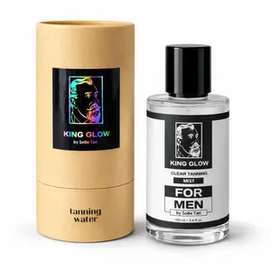 Self-Tanner for Men | King Glow – Water-Based Tanning Mist for Body & Face – Fast-Drying Sunless Tan, Natural Glow Without the Sun