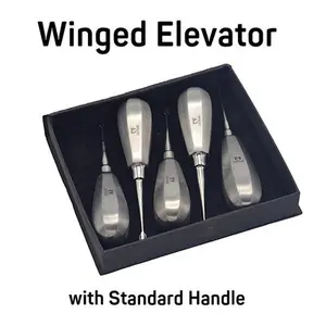 Dr Tail Winged Elevator 5-Piece Kit, Small Handle (2mm-6mm)
