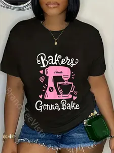 100% Cotton Baking Baker Bakery Bakers Gonna Bake T-Shirt