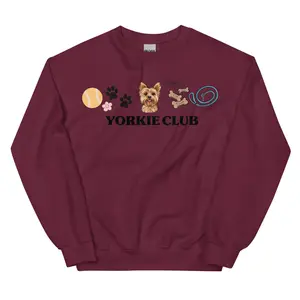 Blonde Yorkie Club Sweatshirt