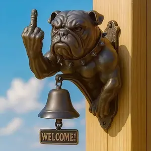 Funny Bulldog Doorbell, Add Humor to Your Home, Unique Design, Perfect Gift Idea, Enhance Your Front Porch Experience