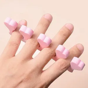 Pink Toe Finger Sponge Separators Dividers Soft Foam, Soft Sponge Finger Divider Spacer Nail Art Manicure Pedicure Tools Pedicure Care Tool, Diy Manicure