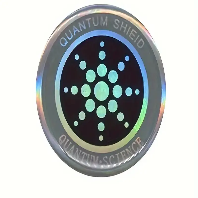 Silver Color Quantum Shield Emf Protection Stickers, 6 Pieces, for Phones, Headphones, Laptops, Microwaves, All Electronic Devices