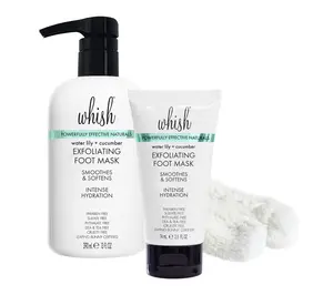 Whish Mega 13oz Exfoliating Foot Mask w/ 2.5oz & Socks