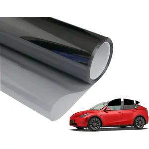 2Ply Premium Window Tint Film 36" x 20'ft (5% VLT) Privacy Protection UV Block Heat Reduction for Front Window Windshield Sun Strips