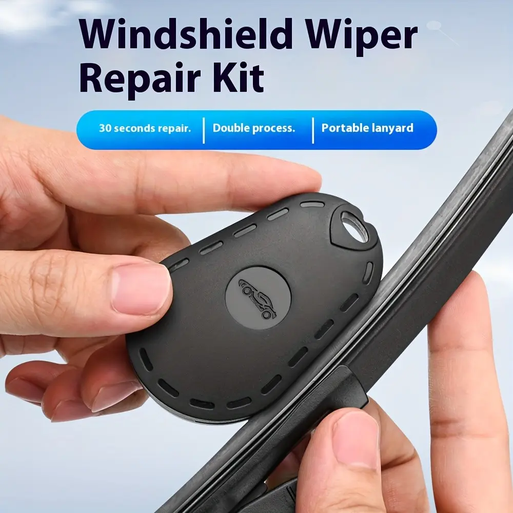 Wiper Repair Kit with Heavy-Duty Rain Wiper Refill System, Compact Tool for Car & Truck Windshield Wiper Blade Maintenance, Visibility Enhancer, Compatible with Most Vehicles, Cost-Effective Auto Repair Solution, Automotive Maintenance Tools