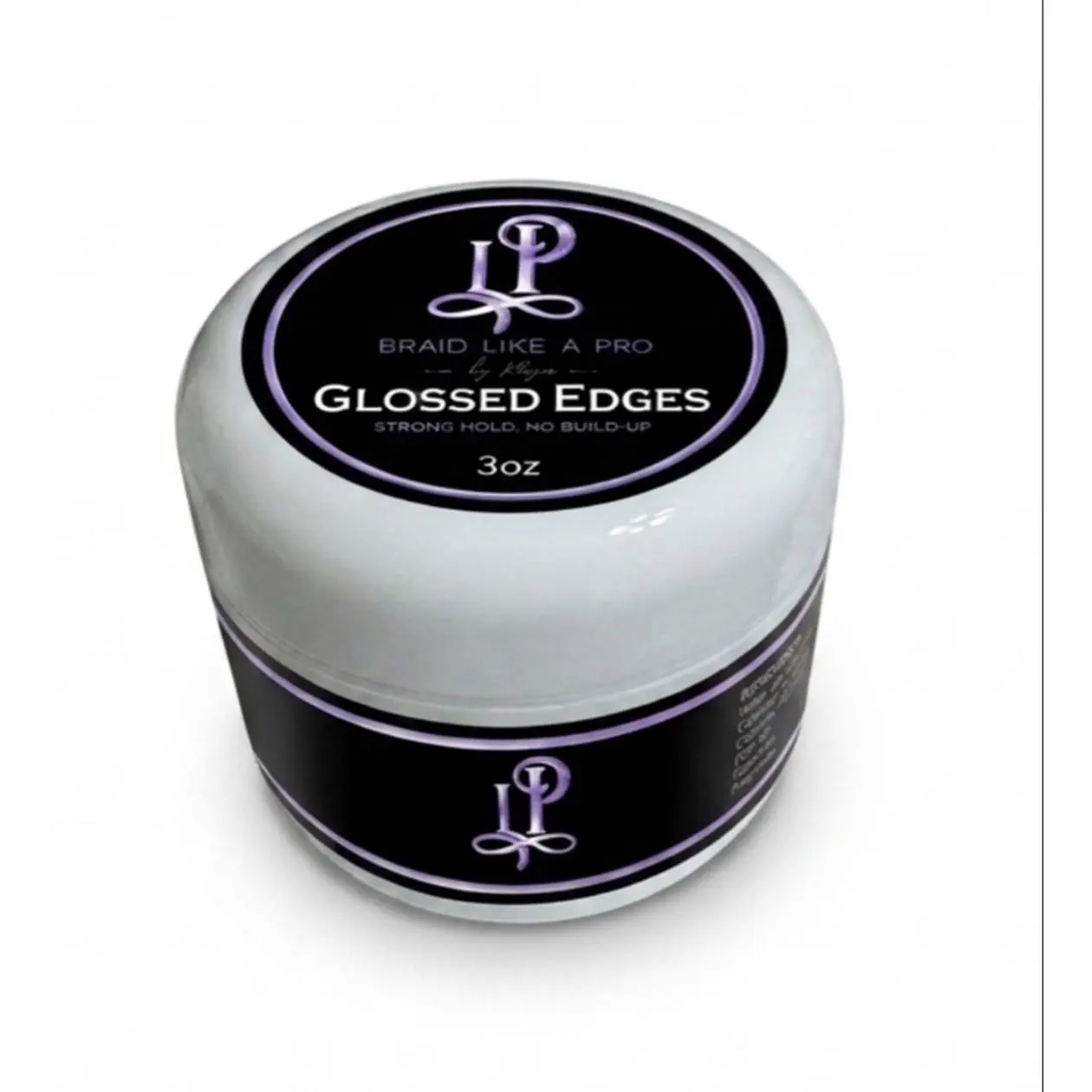 Braid Like A Pro Glossed Edges 3oz - Strong Hold No Build-Up Hair Styling Product