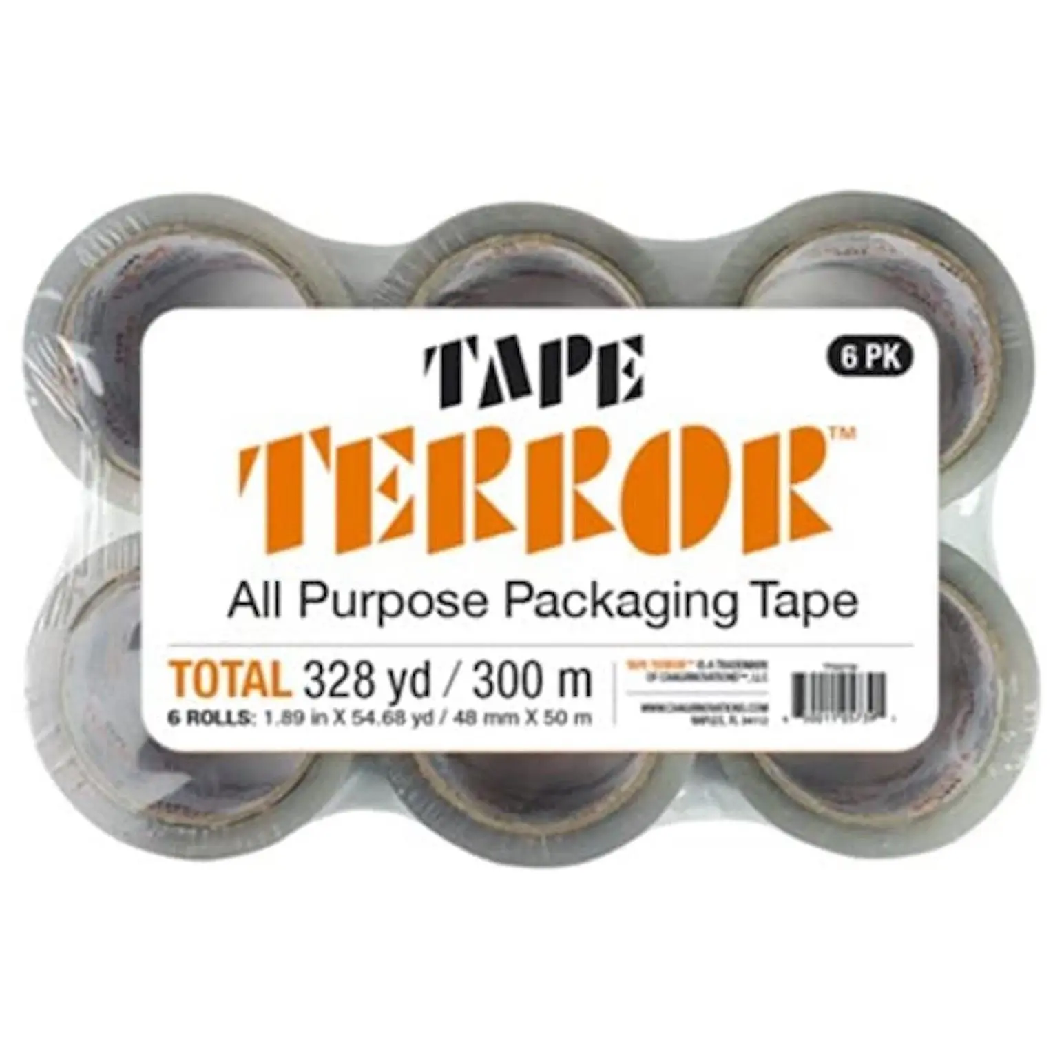 Tape Terror 6-Pack All-Purpose Packing Tape Tape Terror 6-Pack All-Purpose Packing Tape