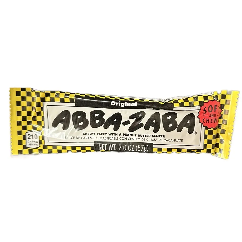 Peanut Butter Flavor Chewy Taffy Candies - Chewy Soft Bites, Trans Fat Free, 12-Month Shelf Life, Edible Sweet Snack Treat