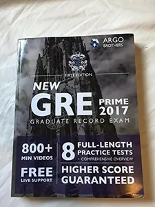 USED-GRE Prep 2017 with 8 Practice Tests: Test Prep (Argo Brothers) by Argo Brothers (Paperback)