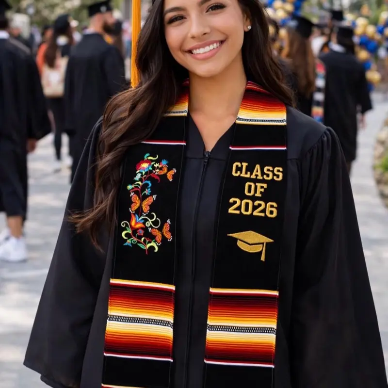 2026 Graduation Stole, Customizable Academic Honor Stole for High School, College Graduates