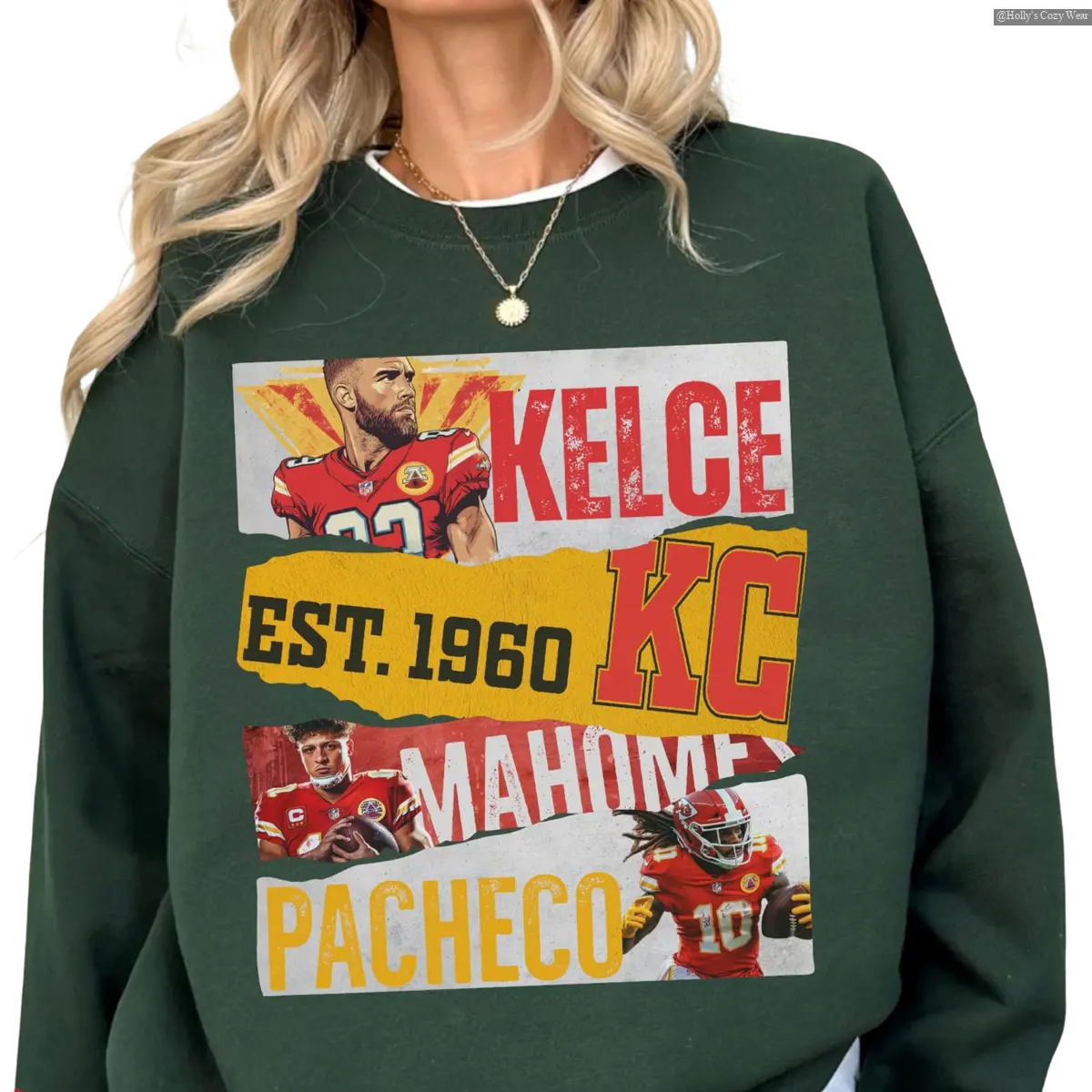 KC Football, Let's Go Chiefs, Chiefs Football, Halftime Sweater, Football Swelce 87, Football Sweater, Sublimation Sweatshirt Future is Bright