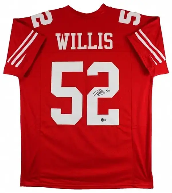 Patrick Willis Red Pro Style Jersey