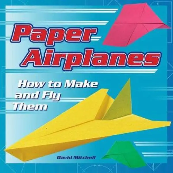 Used English Softcover Book - Craft & DIY Paper Airplane Designs Guide: How to Make and Fly Them by David Mitchell, Craft Paper Airplanes, Diy Paper Airplanes
