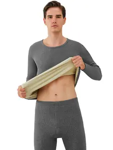 Men’s 2PC Winter Thermal Underwear Set – Fleece Lined Long Johns Top & Pants, Warm Base Layer for Cold Weather