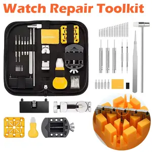 Watch Repair Kit, Watchmaker Back Case Remover Opener Link Pin Spring Bar
