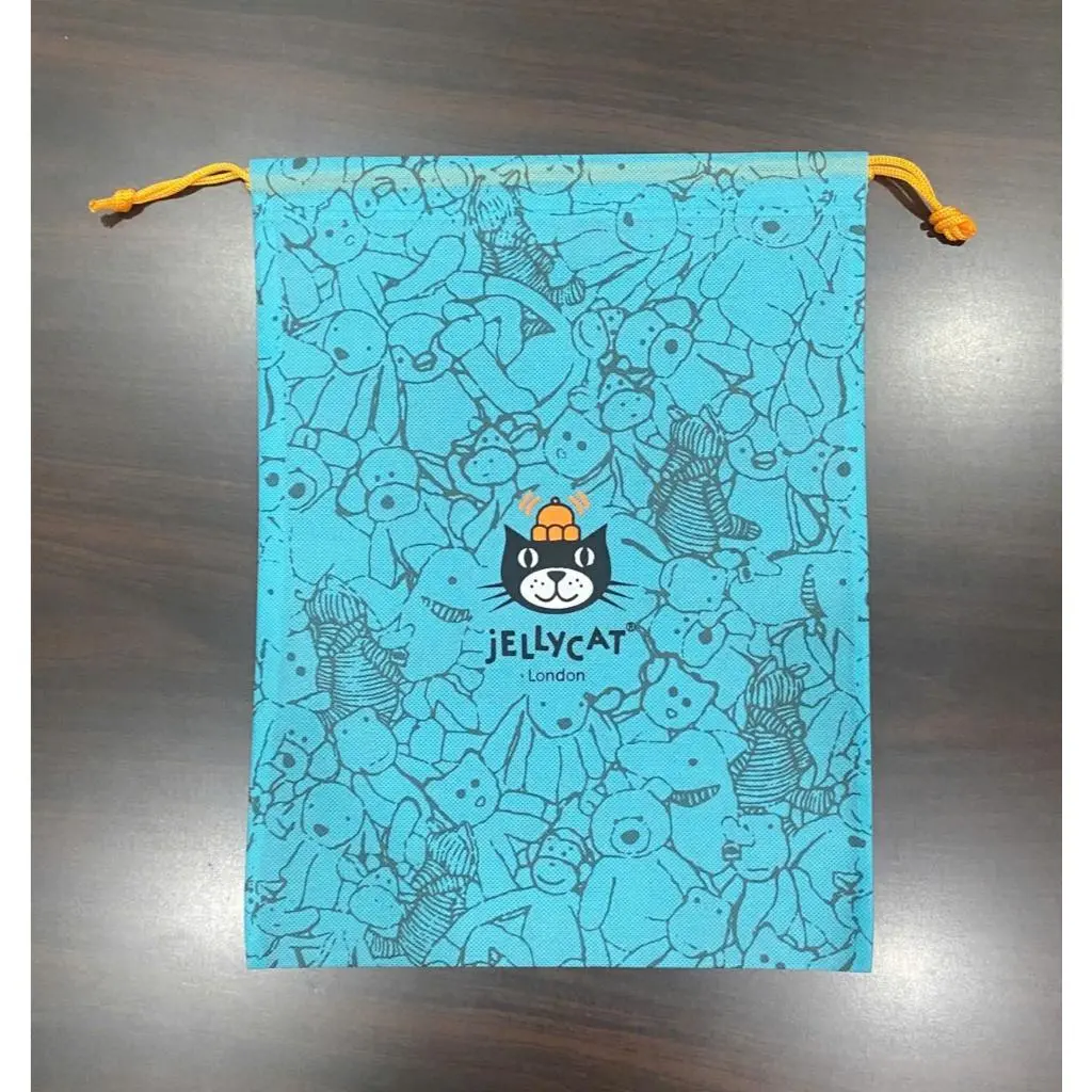 Cute Plush Toy Storage Bag – Jellycat London Drawstring Gift Pouch, Reusable Dust Bag for Stuffed Animals, Limited US Stock !!!