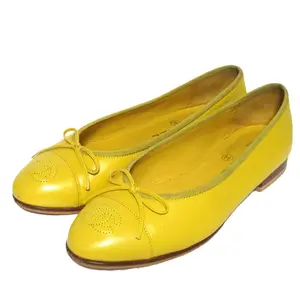 Pre-owned CHANEL Other Small Leather Goods Coco Mark Ballerina Flat Shoes