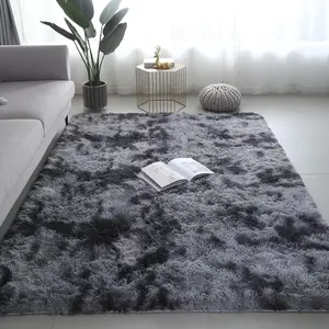 Fluffy Area Rug, Home Decor Rugs, 1 Count Bedroom Floor Mat, Decorative Carpet for Livingroom Bedroom Kitchen Study Room