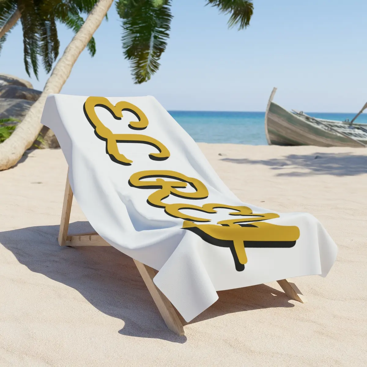 El Rey beach towel, mexican, el jefe, hispanic, latin, patron, boss
