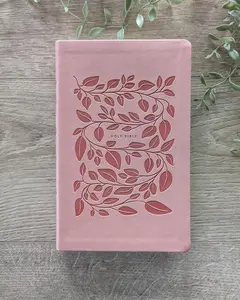 Premium Value Thinline Bible, Filament Enabled (LeatherLike, Dusty Pink Vines) Imitation Leather