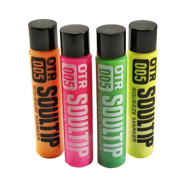 OTR .005 Soultip Squeeze Marker Set of 4 - Flourescent Colors