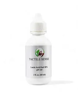 Lactic Acid Peel 30% pH 3.0 (Level 1) by Tactile Sense; At-Home Chemical Peel exfoliant