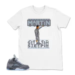 5 Wolf Grey 2026 Ice Blue Light Graphite White Icy TShirt Match Martin, Jordan 5 Wolf Grey Matching Sneaker TShirt, Hoodie, Sweatshirt