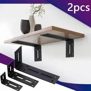 L-Shape Metal Angle Bracket 90 Degree, Fixed Wood Frame Table Chair Bed Furniture DIY Structural Parts, Sturdy Bracket, Durable & Secure Fastening Solution