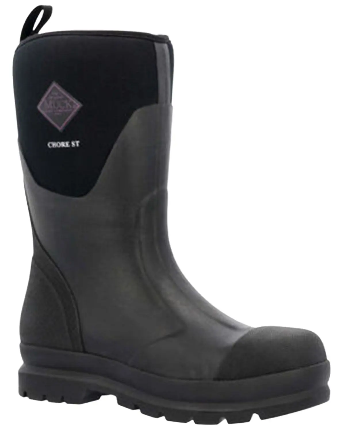 Muck Women's Boot Women'S Chore Classic Mid Waterproof Rubber Steel Toe - Mcmpw00