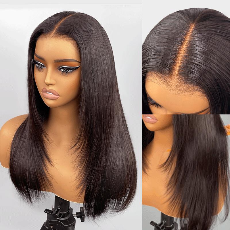 【Live Flashsale】ISEE HAIR Wear Go 9x6 Tpart Layered Cut Bob Yaki Straight Wig 250% Natural Black Deep Part Lace Glueless Wig #iseehairbeauty#TikTokShopHolidayHaul