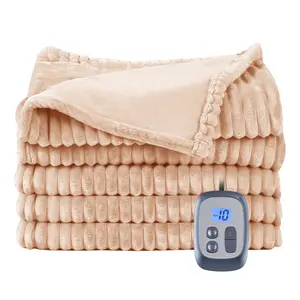 Heated Blanket Twin/Full/Queen Sizes Heating Blanket  Winter Heating & Warmth 10 Heating Levels, 12-Hour Auto Shutoff, Fast Heating, Durable Suitable for Beds, Sofas and Offices, Ideal Holiday Gift