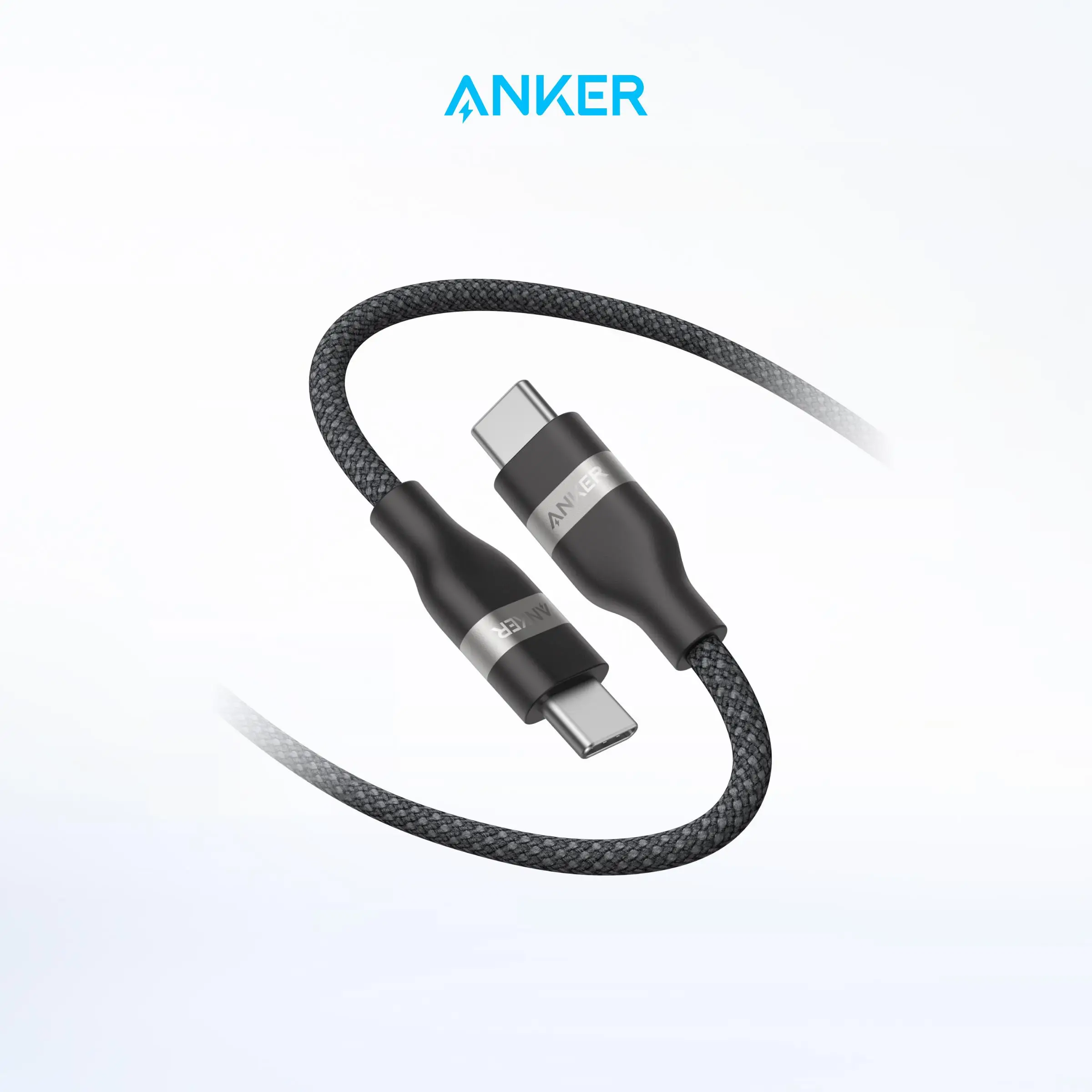 Anker Nano USB-C Cable, 240W Multi-Color Flexible Braided Cord, For iPhone 16 Series, MacBook Pro, iPad Pro, Galaxy S24, and More