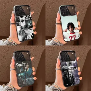 Unique Artistic Design Phone Case S-Sombr Fashion Phone Case for IPhone 17 16 15 14 13 12 11 Pro Max Plus Air Black Tpu Cover Protective Drop-proof Retro Stylish Christmas Gift