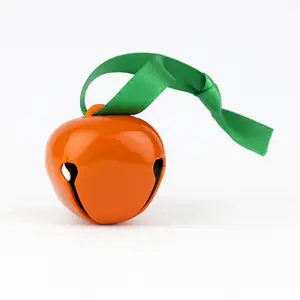 Pumpkin Sleigh Bell Ornaments