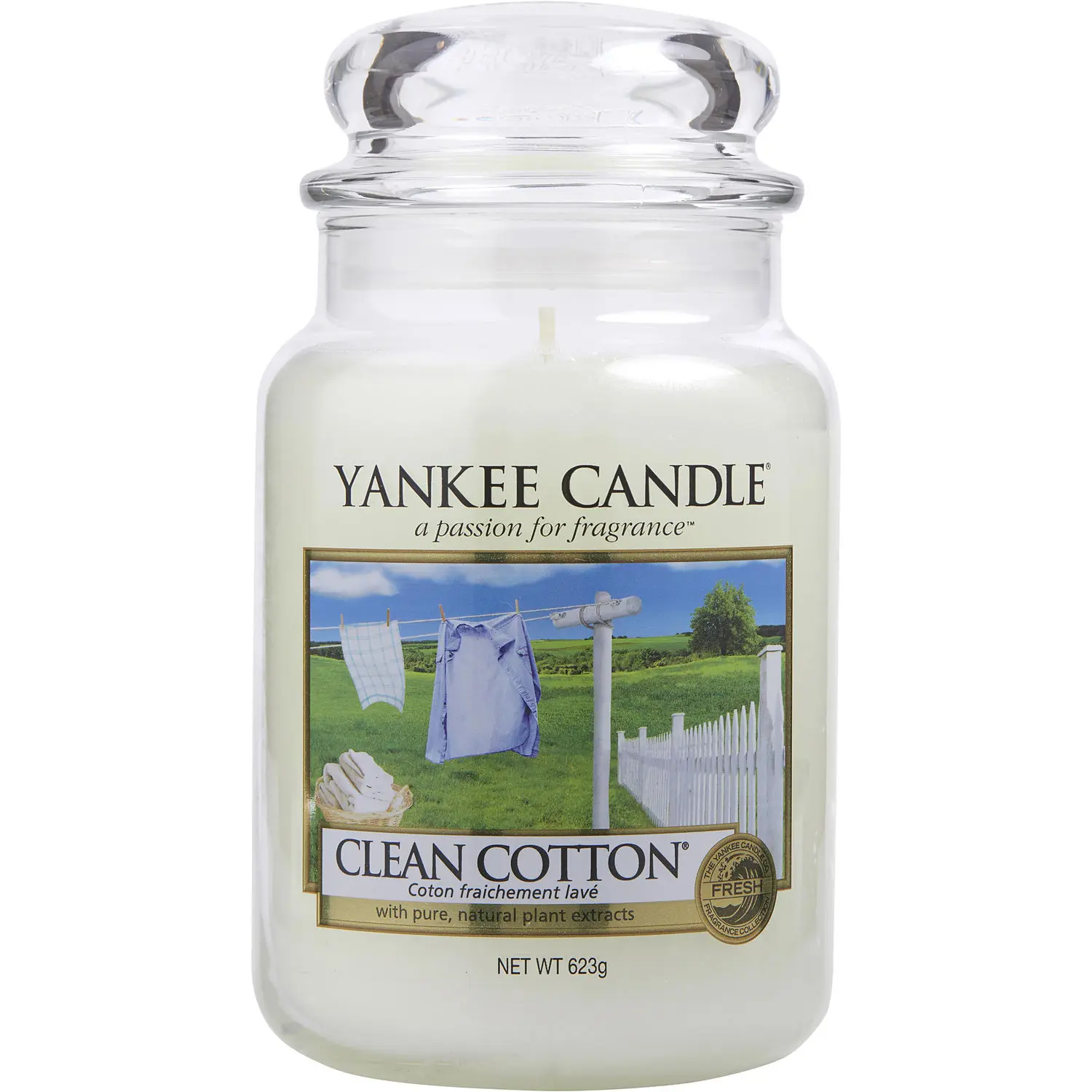 Yankee Candle By Yankee Candle Clean Cotton Scented For Unisex Yankee Candle By Yankee Candle Clean Cotton Scented For Unisex