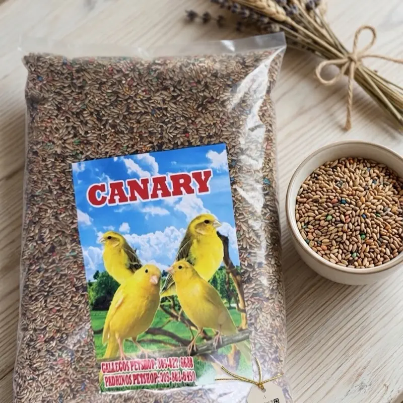 Assorted Alpiste for Canary Islands with Colored Seeds 6lb & 3Lb - Ideal for Bird Feeders & Pet Owners