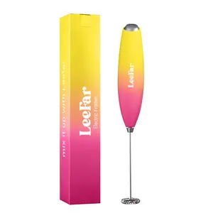 LeeFar Electric Milk Frother Hand Mixer for Smooth Frothing and Mixing LeeFar Electric Milk Frother Hand Mixer for Smooth Frothing and Mixing