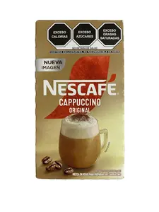 NESCAFE CAPPUCCINO ORIGINAL, VANILLA -  6 SOBRES INDIVIDUALES 20 GRAMS EACH - AUTHENTIC MEXICAN CAPPUCCINO