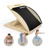 HOTWAVE 2-in-1 Adjustable Portable Wooden Slant Board - Home Gym Equipment, 330lb Capacity, Adjustable Incline Boards, Secure Grip, Handle Included, Physical Therapy, Improves Calf Flexibility