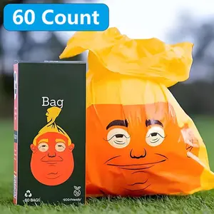 4Rolls (60 Count) Pet Poop Bags,Biodegradable Unscented Leak-Proof and Extra-Thick Pet Waste Bag