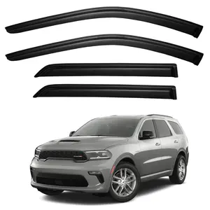 4PCS Window Visor for 2011 - 2023 Dodge Durango Out-Channel  WeatherShield/Rain Visor