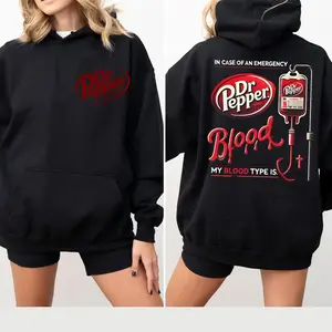 Vintage Dr Pepper Est 1885 Hoodie, Retro Soda Lover Pullover, Classic Soft Drink Graphic Hoodie, Cozy Streetwear Sweatshirt, Gift for Men, Gift for Women, Trending Hoodie