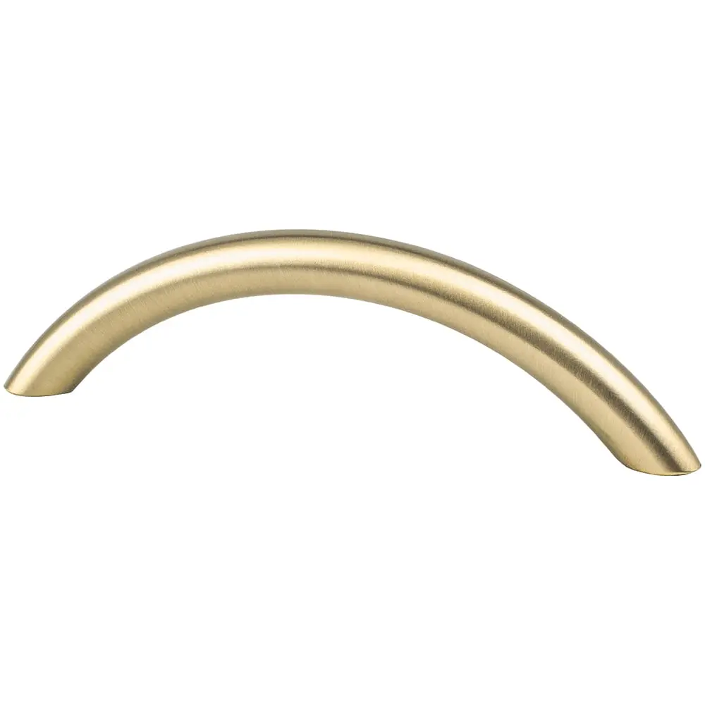 96 mm Center to Center Contemporary Advantage Three Arch Cabinet Pull, Champagne