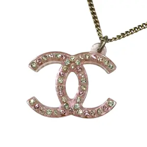 Pre-owned CHANEL Plastic Small Leather Goods Necklace