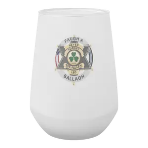 WINE TUMBLERS-SHOW PRIDE IN YOUR LAW ENFORCEMENT CAREER WITH THESE DESIGNS FROM BLUE LINE DEFENDER