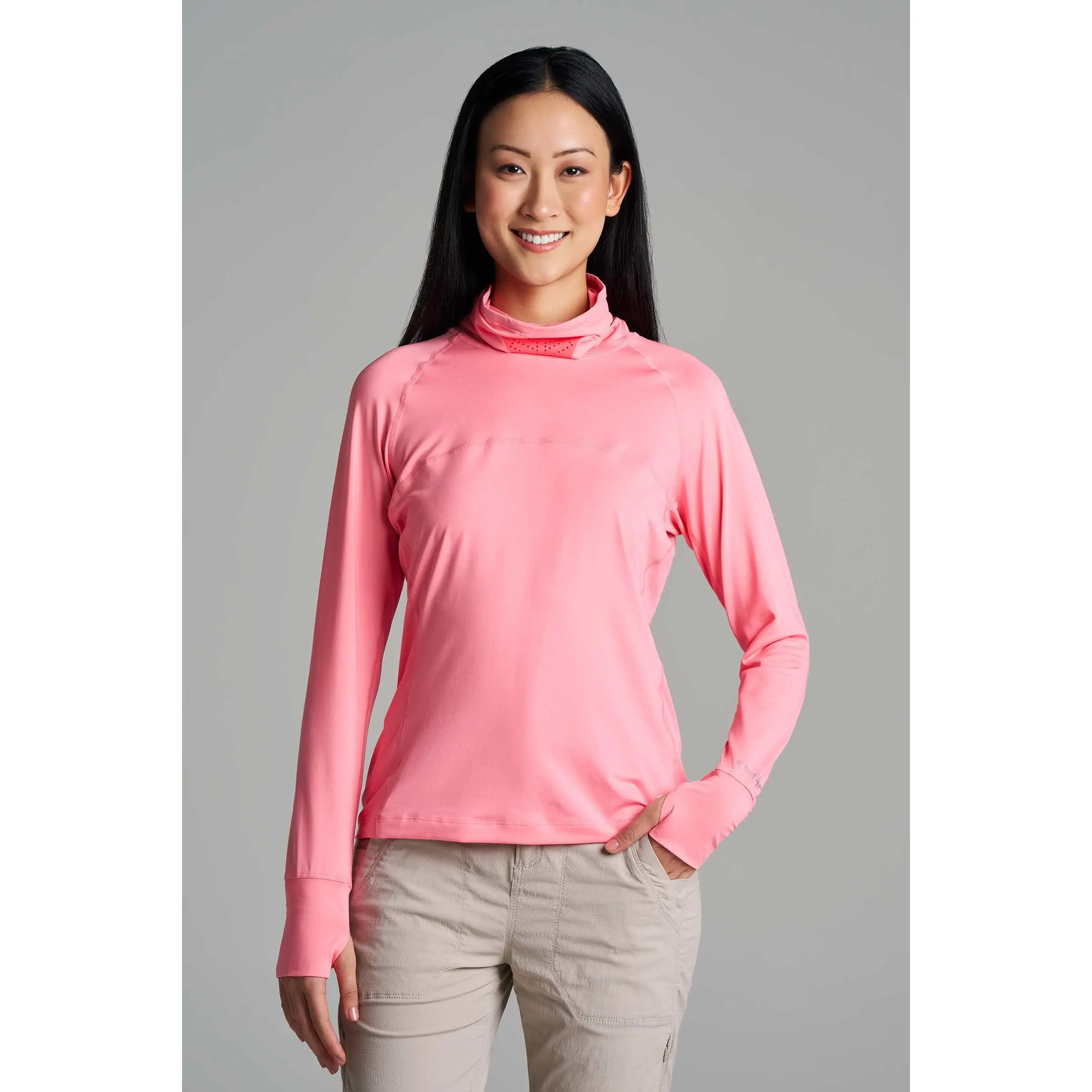 Women's Paros Vented Fishing T-Shirt | Flamingo Pink